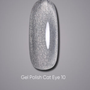 Dark gel polish Cat Eye 10, 10 ml