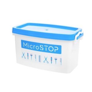 MicroSTOP Box pro sterilizaci a dezinfekci manikúrních nástrojů, bílý, 5 l