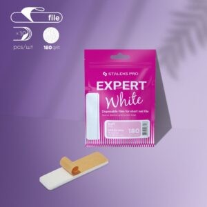 Jednorázové bílé pilníky pro krátkou základnu (brusný pilník) EXPERT 51, zrnitost 180 (10 ks)