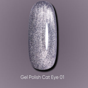 Dark gel polish Cat Eye 01, 10 ml
