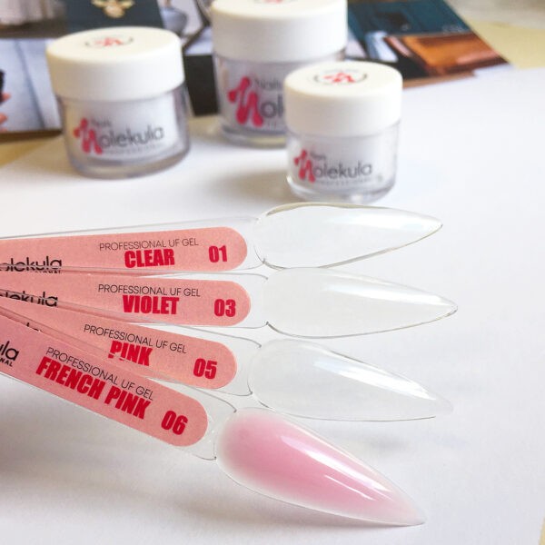 Molekula Building Gel No.06 French Pink, 15ml - Obrázek 3