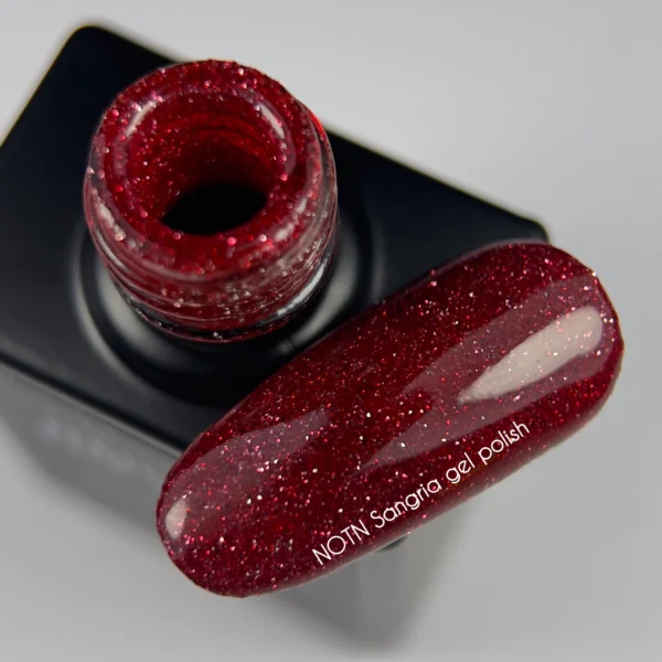 NAILSOFTHEDAY Gel Polish Sangria-154, 10 ml - Obrázek 2
