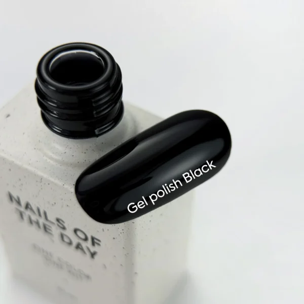 NAILSOFTHEDAY Gel polish Black-33, 10 ml - Obrázek 2