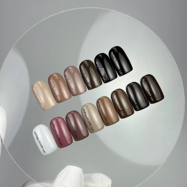 NAILSOFTHEDAY Gel polish Dark Chocolate - 357, 10 ml - Obrázek 4