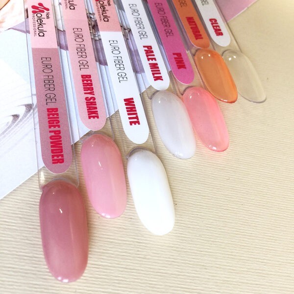 Molekula Euro Fiber Gel FG1203 Pink, 12ml - Obrázek 2