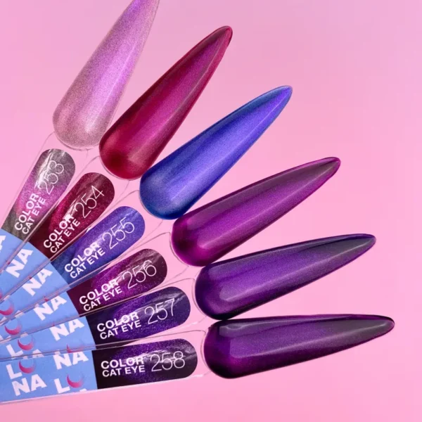 Lunamoon Gel lak Color Cat Eye 258 8ml - Obrázek 4