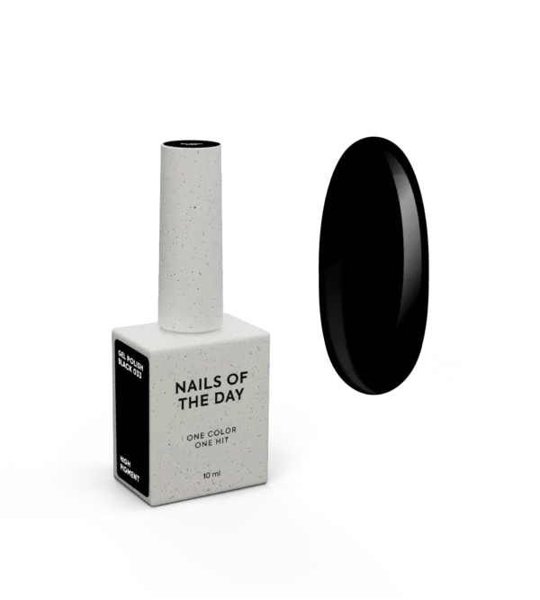 NAILSOFTHEDAY Gel polish Black-33, 10 ml