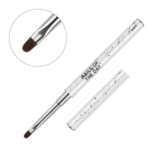 NAILSOFTHEDAY Professional Brush Oval, 9 mm