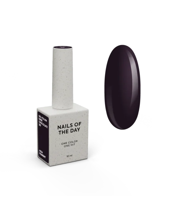 NAILSOFTHEDAY Gel polish Dark Chocolate - 357, 10 ml