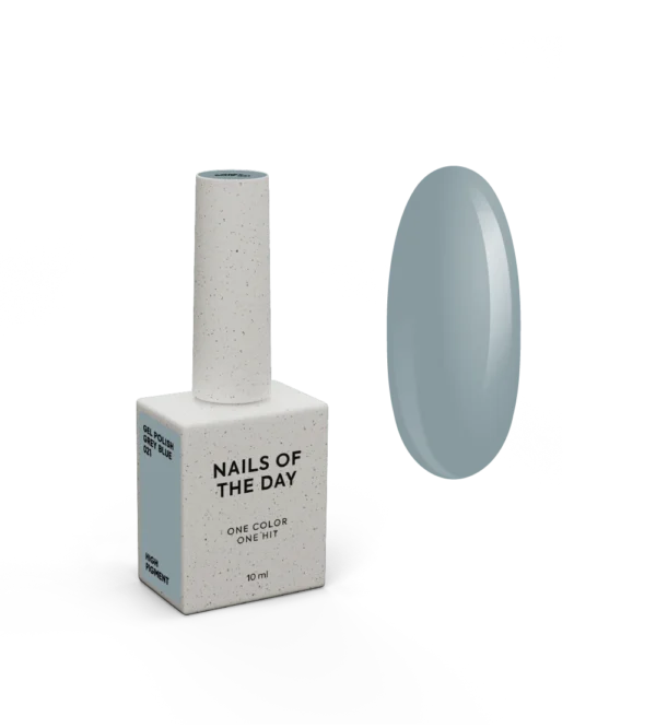 NAILSOFTHEDAY Gel Polish Grey blue-021, 10 ml