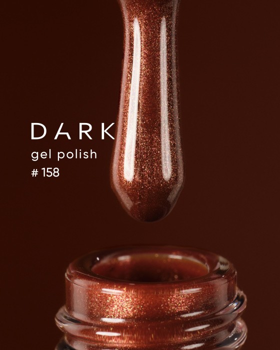 Dark Gel Polish, 6 ml - 158 obrázek 1 Dark Gel Polish, 6 ml - 158
