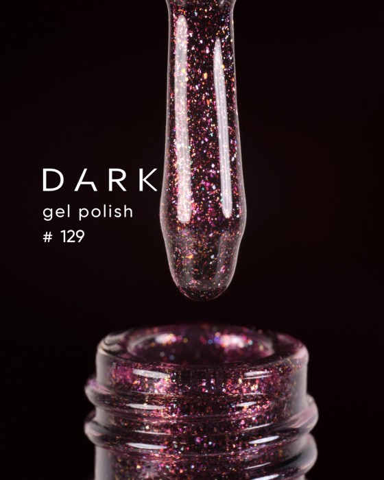 Dark Gel Polish, 6 ml - 129 obrázek 1 Dark Gel Polish, 6 ml - 129