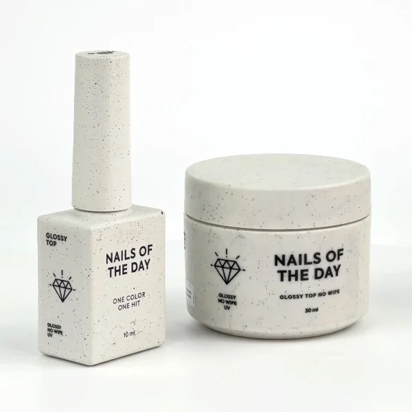 NAILSOFTHEDAY Glossy top no wipe, 30 ml - Obrázek 2