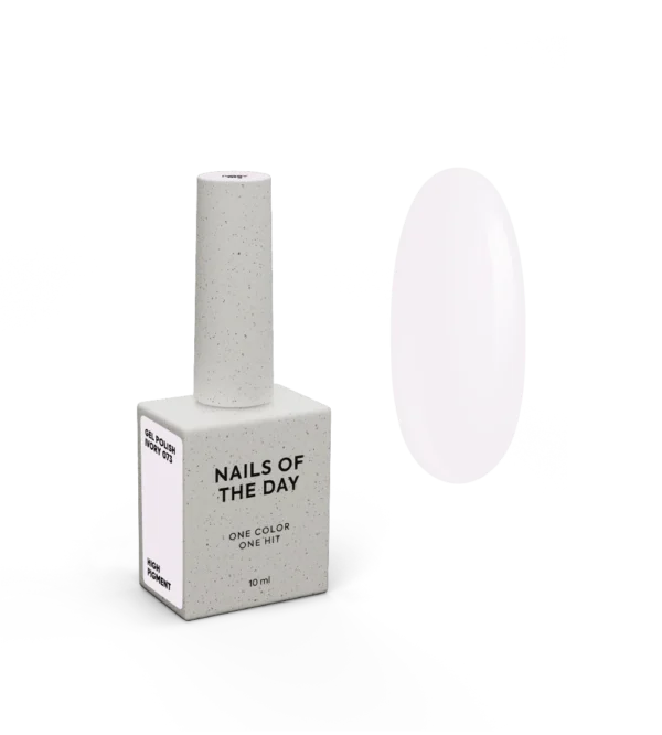 NAILSOFTHEDAY Gel Polish Ivory-073, 10 ml