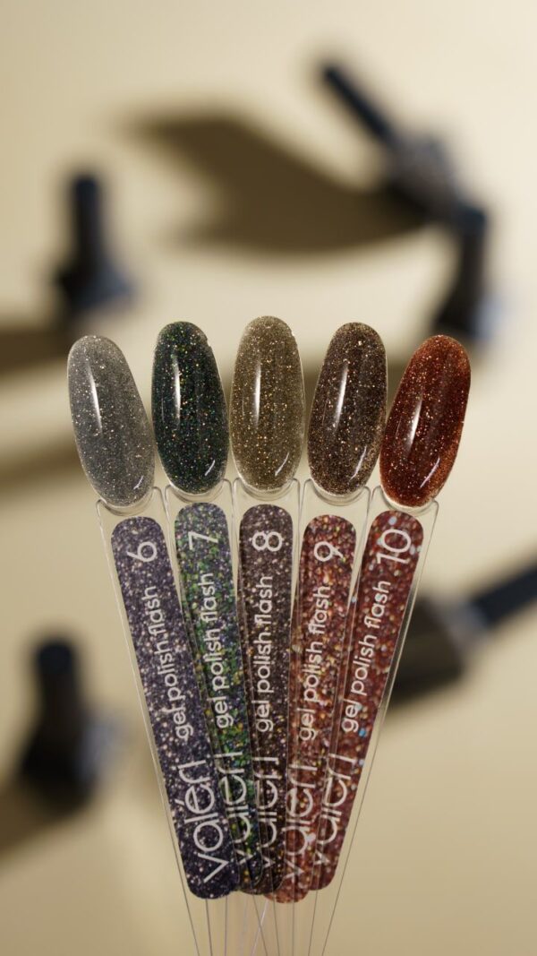Color Gel Polish Flash VALERI 06, 6 ml