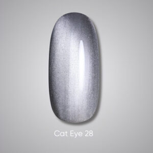 Dark gel polish Cat Eye 28, 10 ml