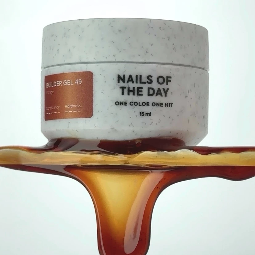 NAILSOFTHEDAY Builder gel 49 vitrage, 15 ml obrázek 3 NAILSOFTHEDAY Builder gel 49 vitrage, 15 ml - Obrázek 3