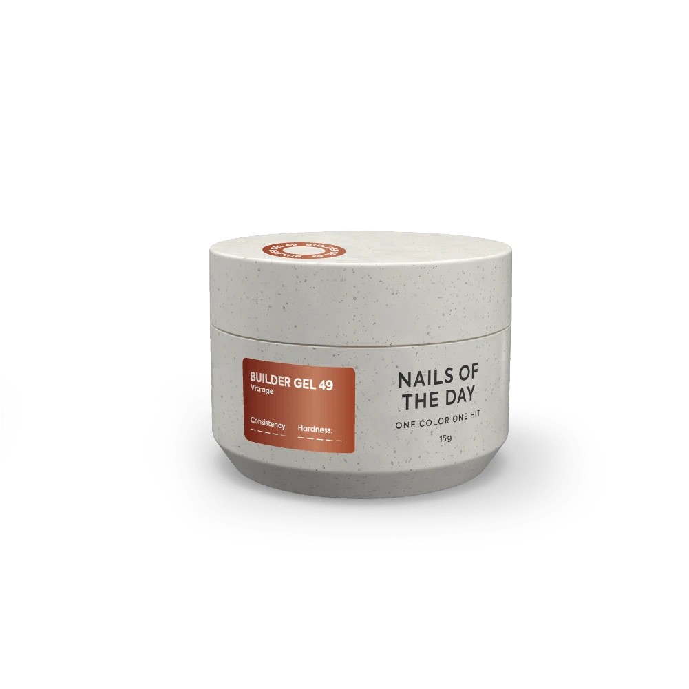 NAILSOFTHEDAY Builder gel 49 vitrage, 15 ml obrázek 4 NAILSOFTHEDAY Builder gel 49 vitrage, 15 ml - Obrázek 4