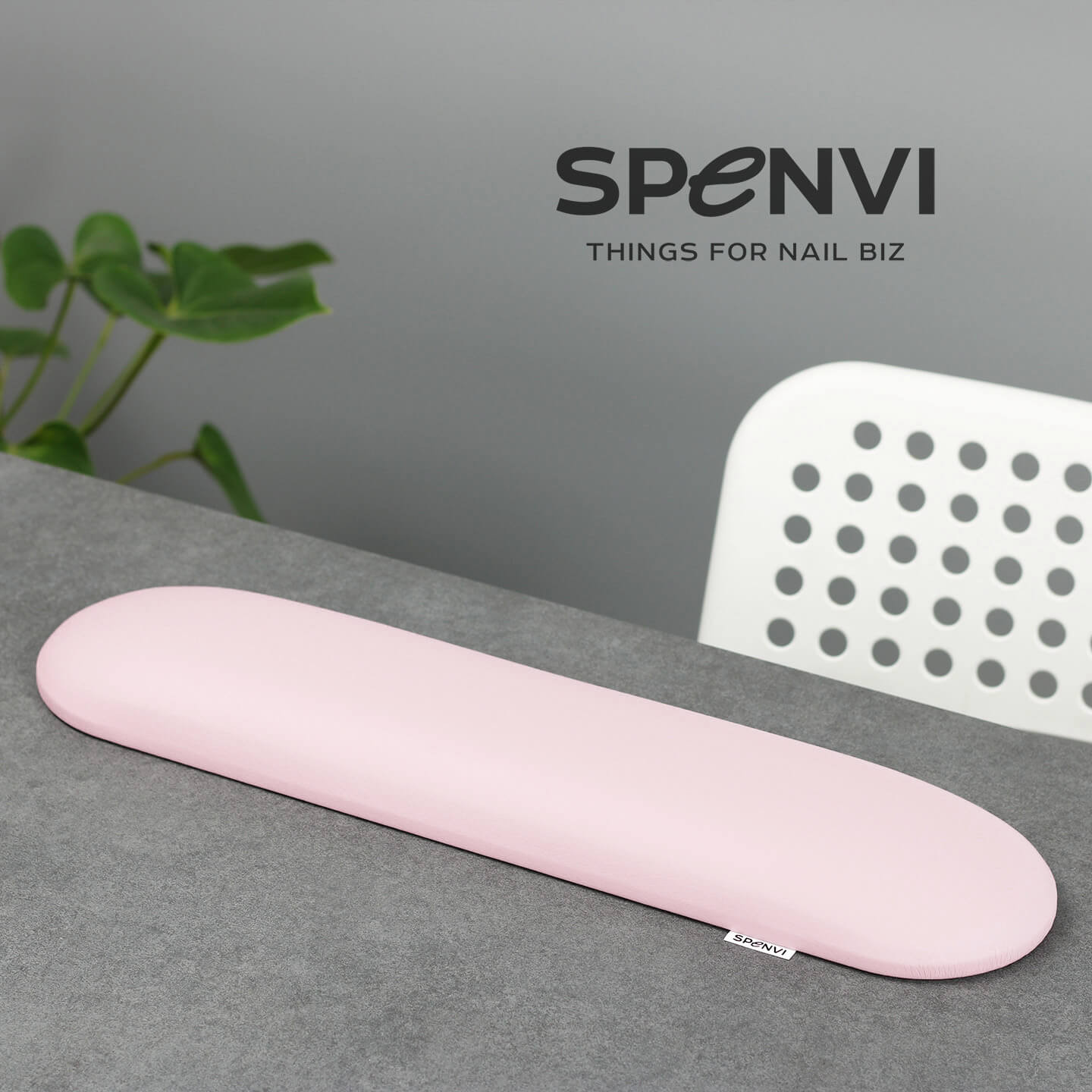 Manikúrní podložka pod ruku SPENVI Classic Pastel Pink obrázek 1 Manikúrní podložka pod ruku SPENVI Classic Pastel Pink