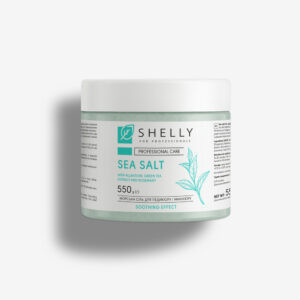Sea salt for pedicure and manicure with with allantoin, green tea extract and rosemary Shelly 550 g