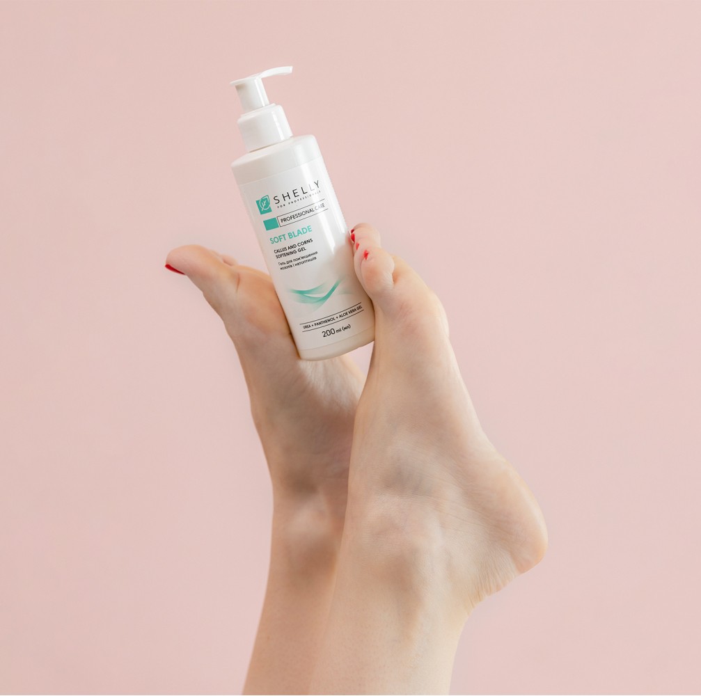 Сallus and corns softening gel Soft blade Shelly 200 ml obrázek 2 Сallus and corns softening gel Soft blade Shelly 200 ml - Obrázek 2