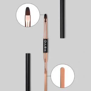 Štětec oboustranný Dark (špachtle + gel 9 mm)