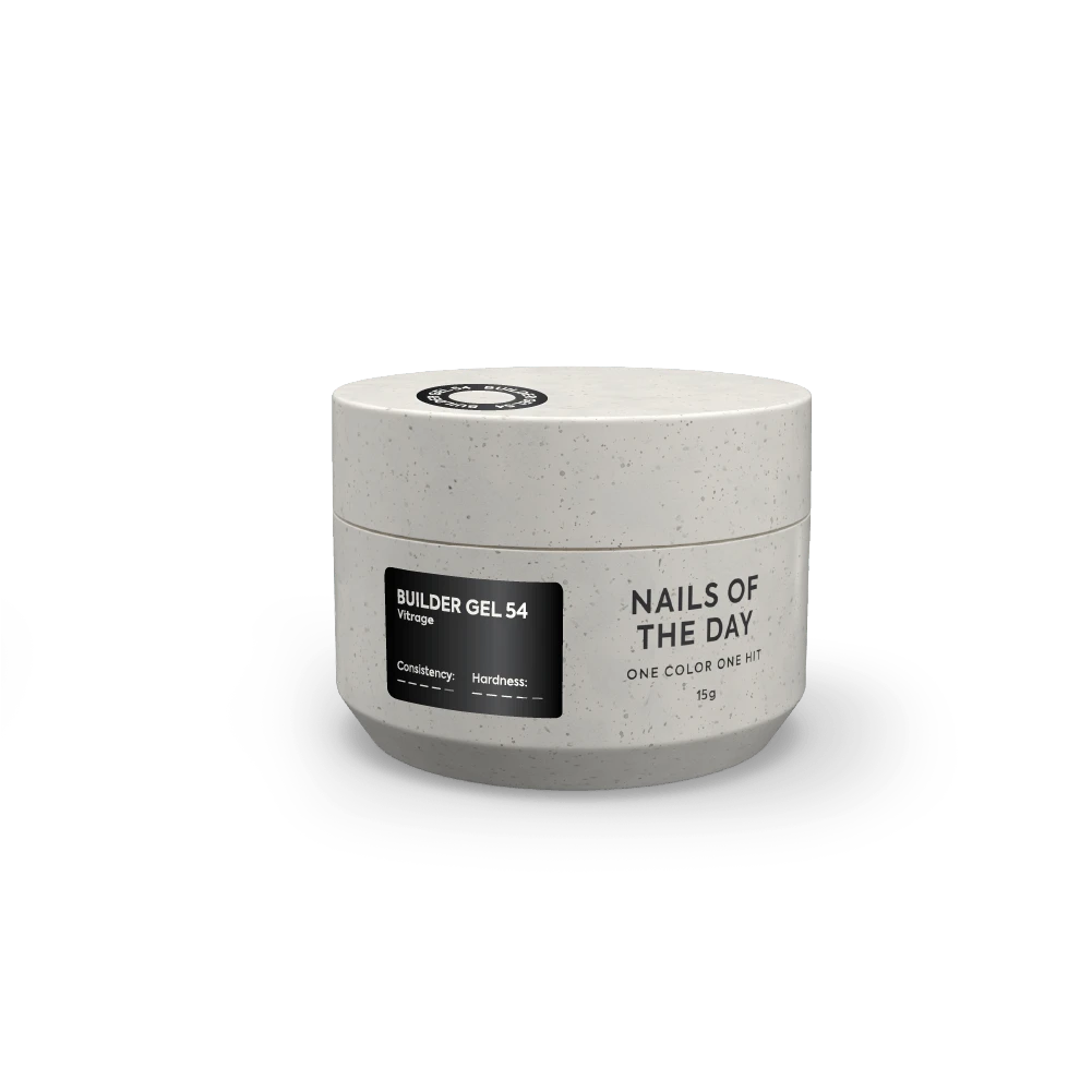 NAILSOFTHEDAY Builder gel 54 vitrage, 15 ml obrázek 2 NAILSOFTHEDAY Builder gel 54 vitrage, 15 ml - Obrázek 2