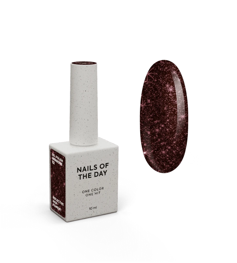 NAILSOFTHEDAY Gel polish Grenadine-152, 10 ml obrázek 1 NAILSOFTHEDAY Gel polish Grenadine-152, 10 ml