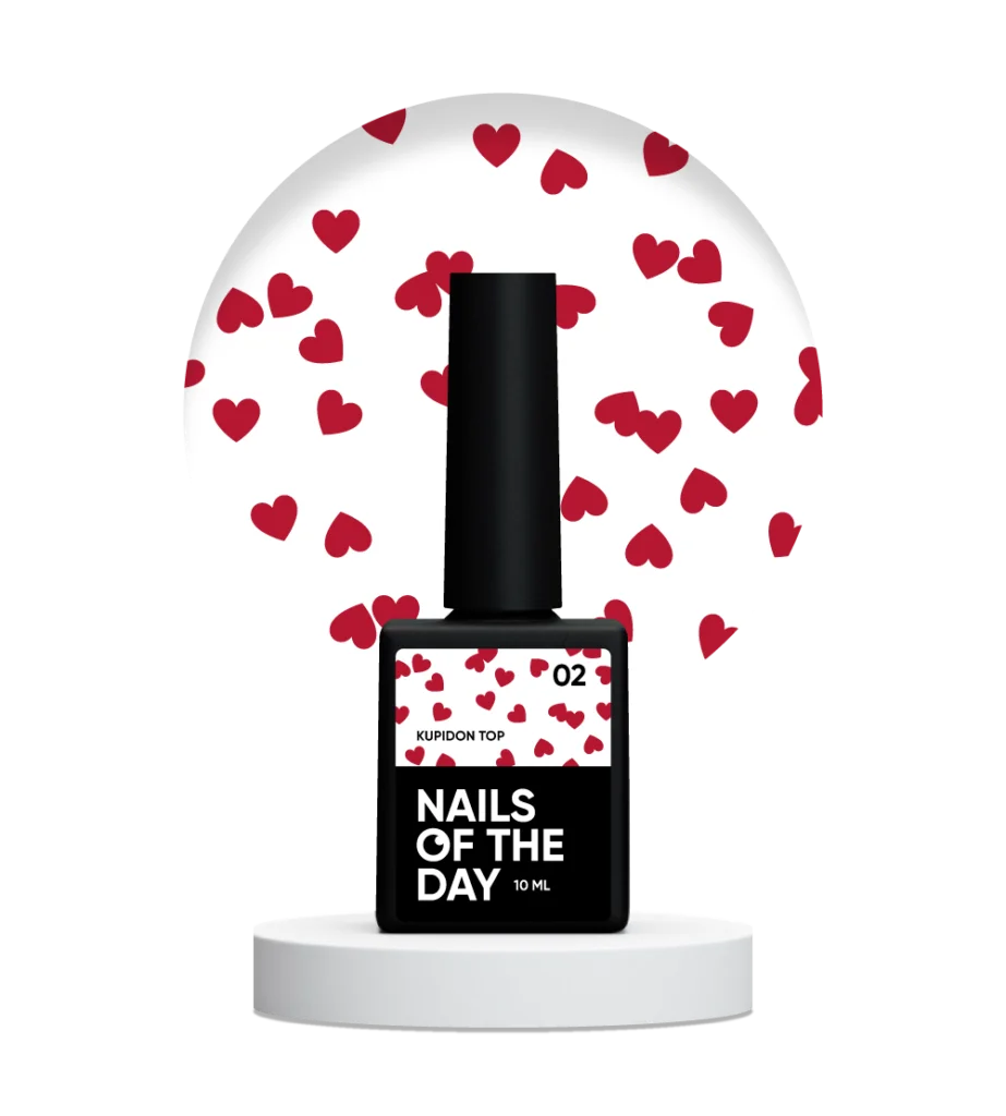 NAILSOFTHEDAY Kupidon top 02, 10 ml obrázek 1 NAILSOFTHEDAY Kupidon top 02, 10 ml