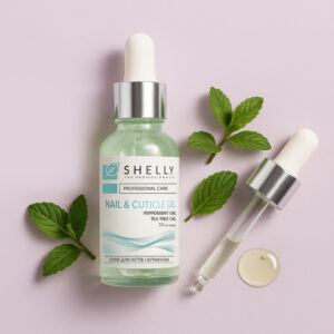 Nail and cuticle oil with moroccan mint extract and tea tree oil Shelly 30 ml